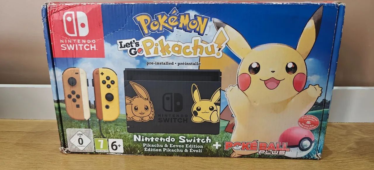 Nintendo Switch Pikachu Desbloqueado