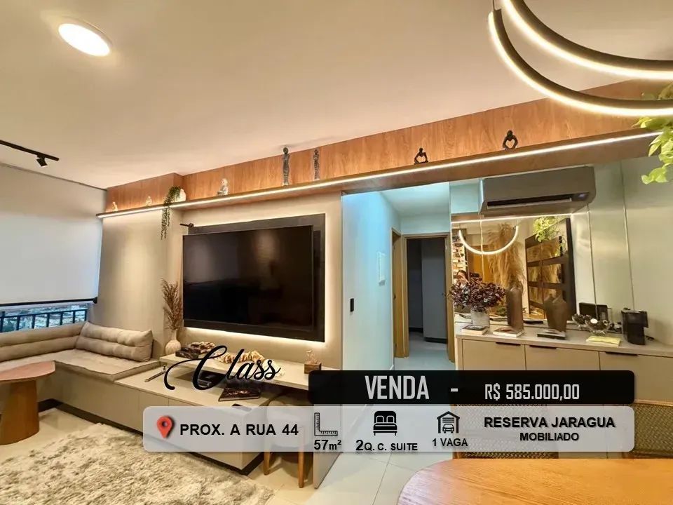 RESERVA JARAGUA COM 57m² com 2 quartos em Vila Monticelli - Goiânia - GO