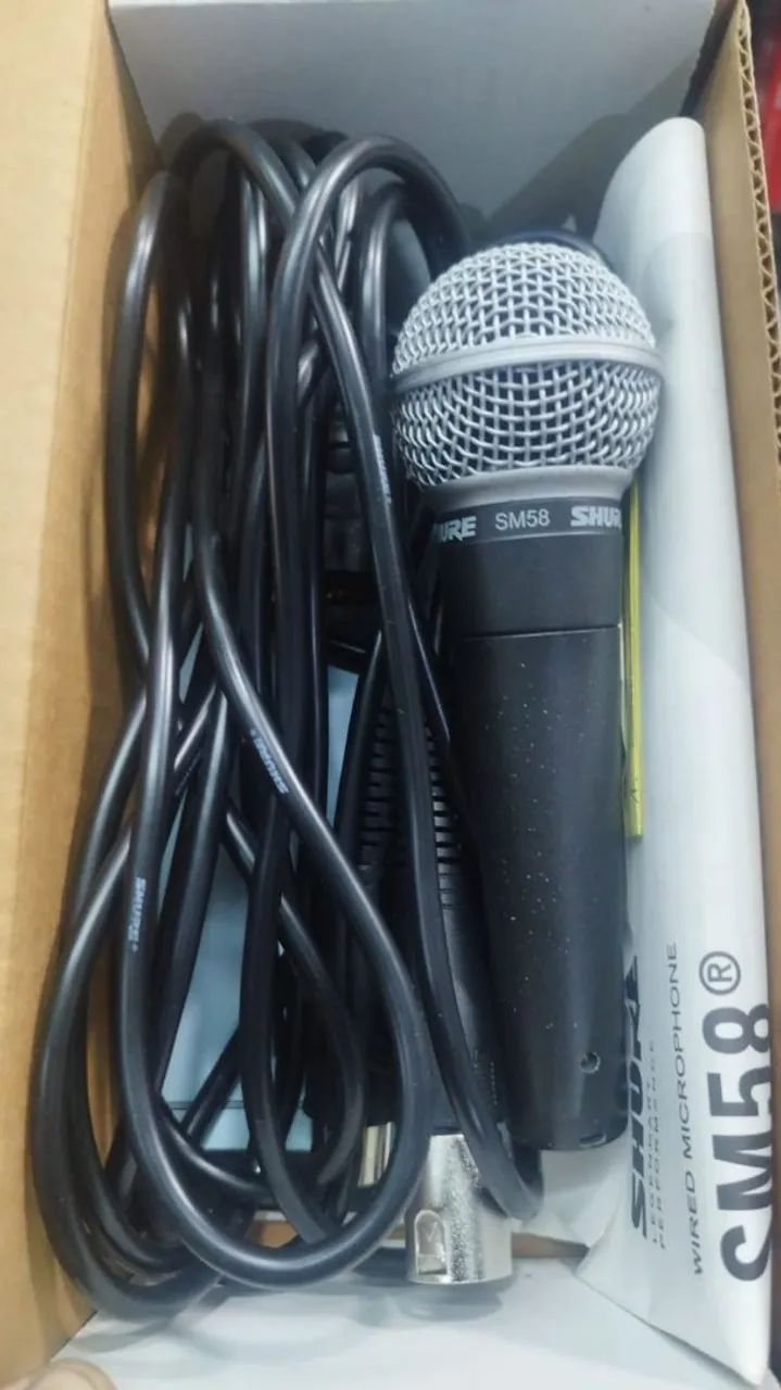 Microfone SHURE SM 58  - Foto 3