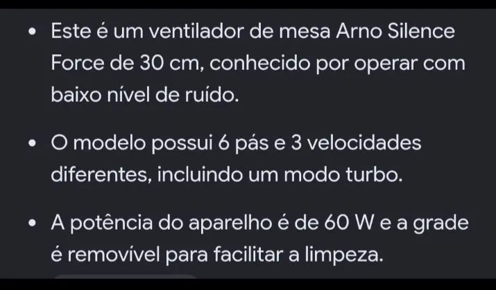 Ventilador Arno  - Foto 2