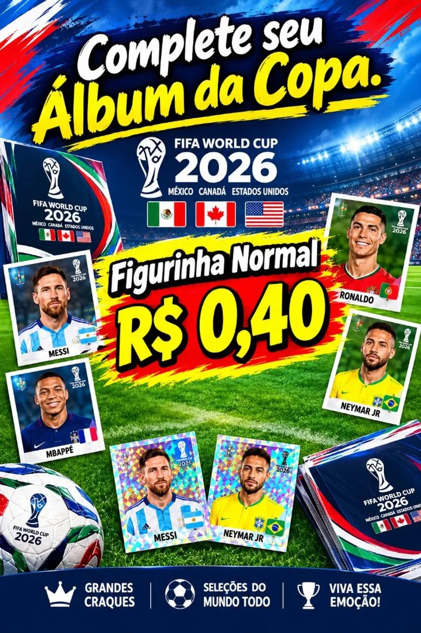 0,40 FIGURINHAS COPA 2026