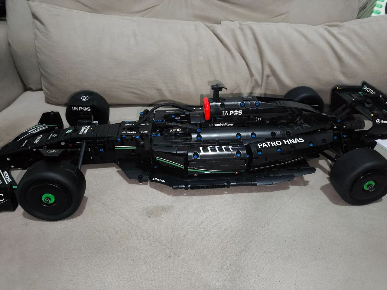 Carrinho Lego moc formula 1 f1 Mercedes com manual - Foto 2