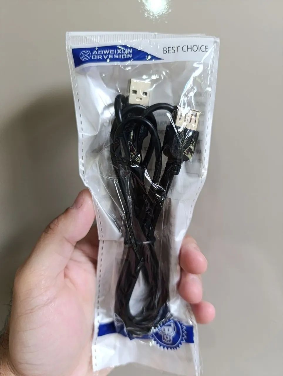 Cabo Extensor Usb 2.0 Macho X Fêmea Extensor 1.5 Metro Novo - Foto 4