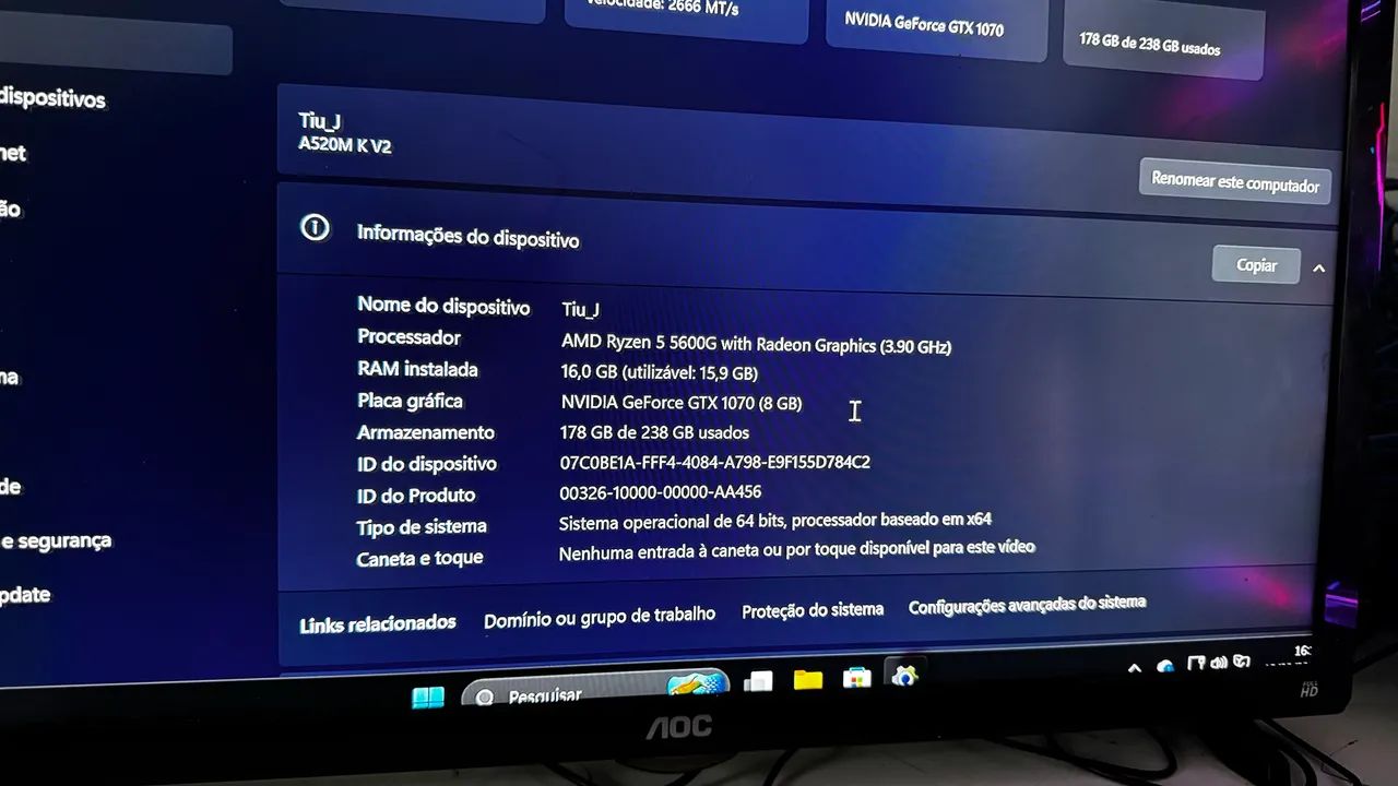Vendo pc gamer 