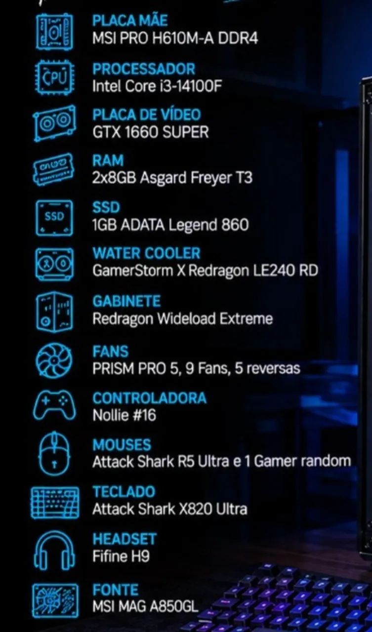 pc gamer, vendo ou troco - Foto 2
