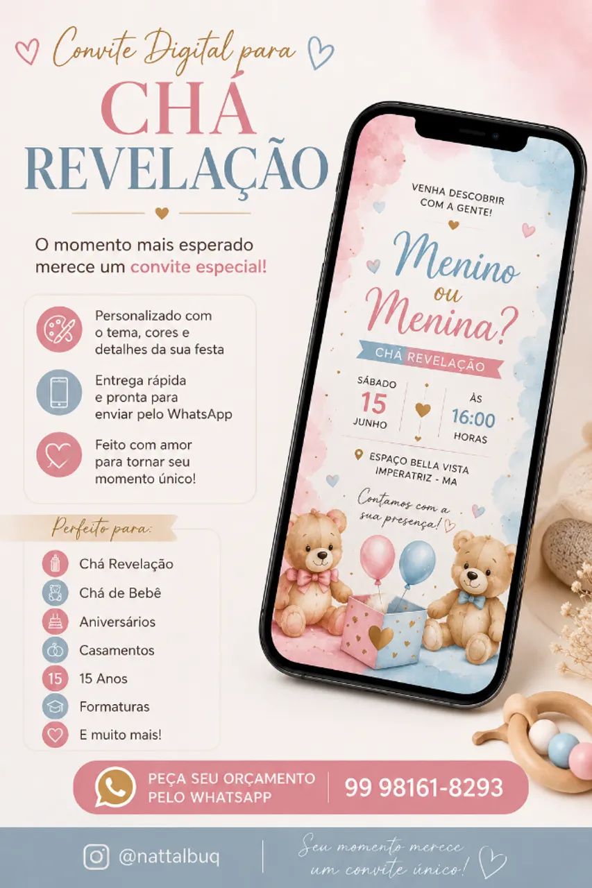 Convite Digital Personalizado para Aniversário | Convite Online - Foto 2