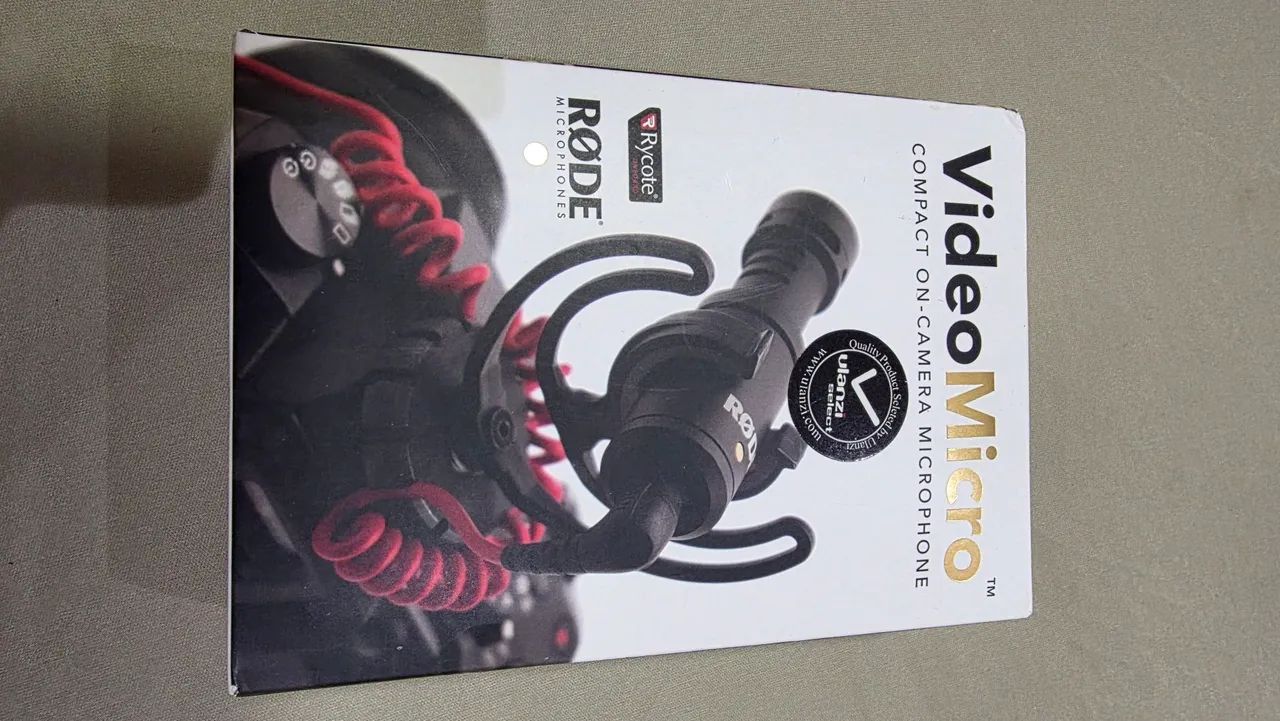 Rode microfone video micro para câmeras 