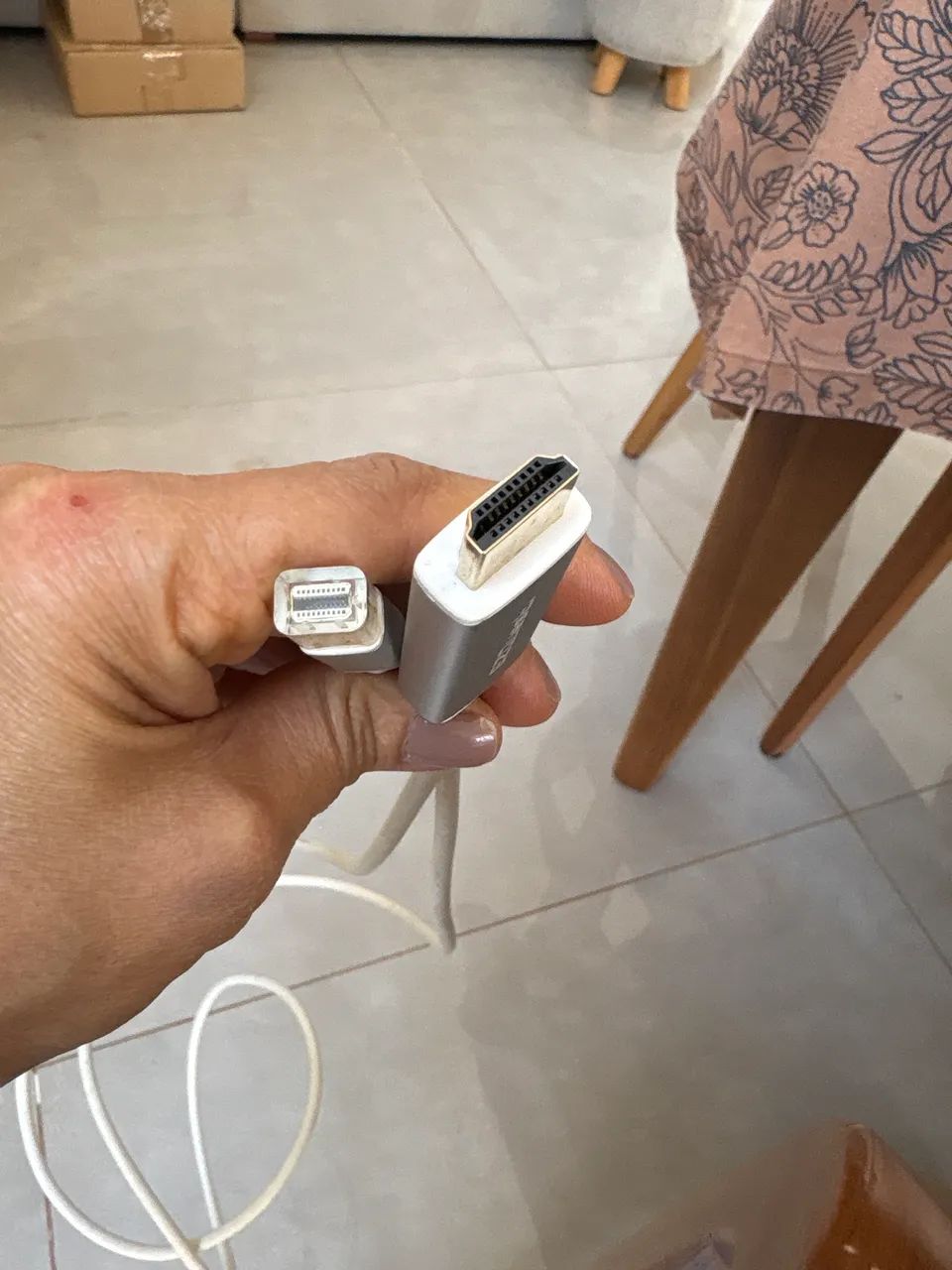 Cabo mini display Port para HDMI