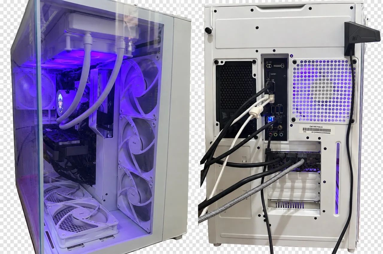PC GAMER HIGH-END AMD Ryzen 7 9800X3D NOVO - TUDO NOVO E COM CAIXA DE TUDO - Foto 2