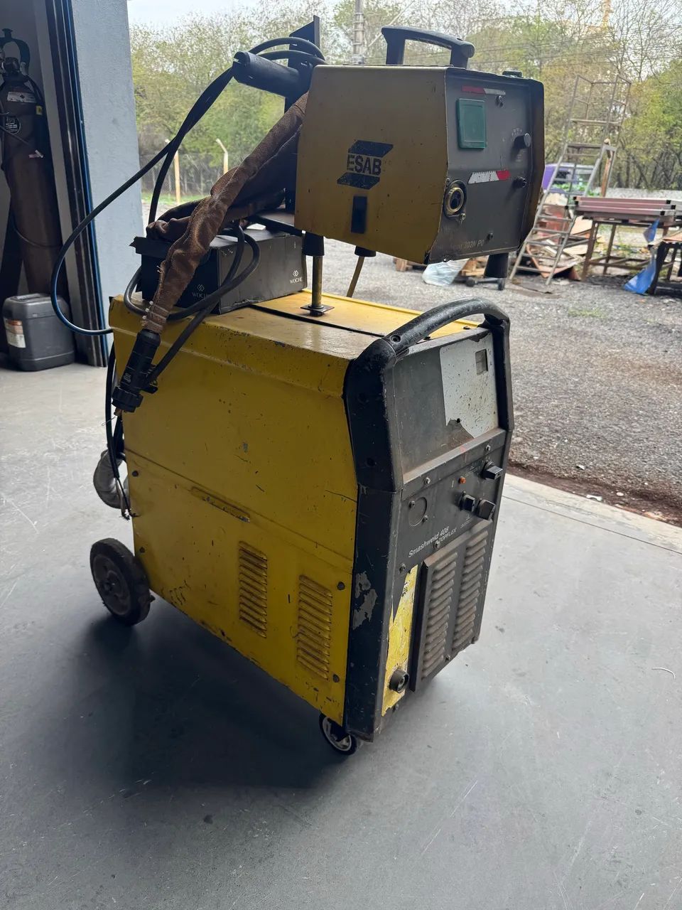 Maquina de Solda mig Esab Smashweld 408 topflex - Foto 5