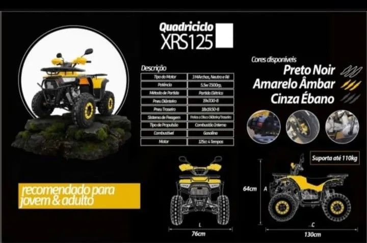 Quadriciclo infantil/adulto 