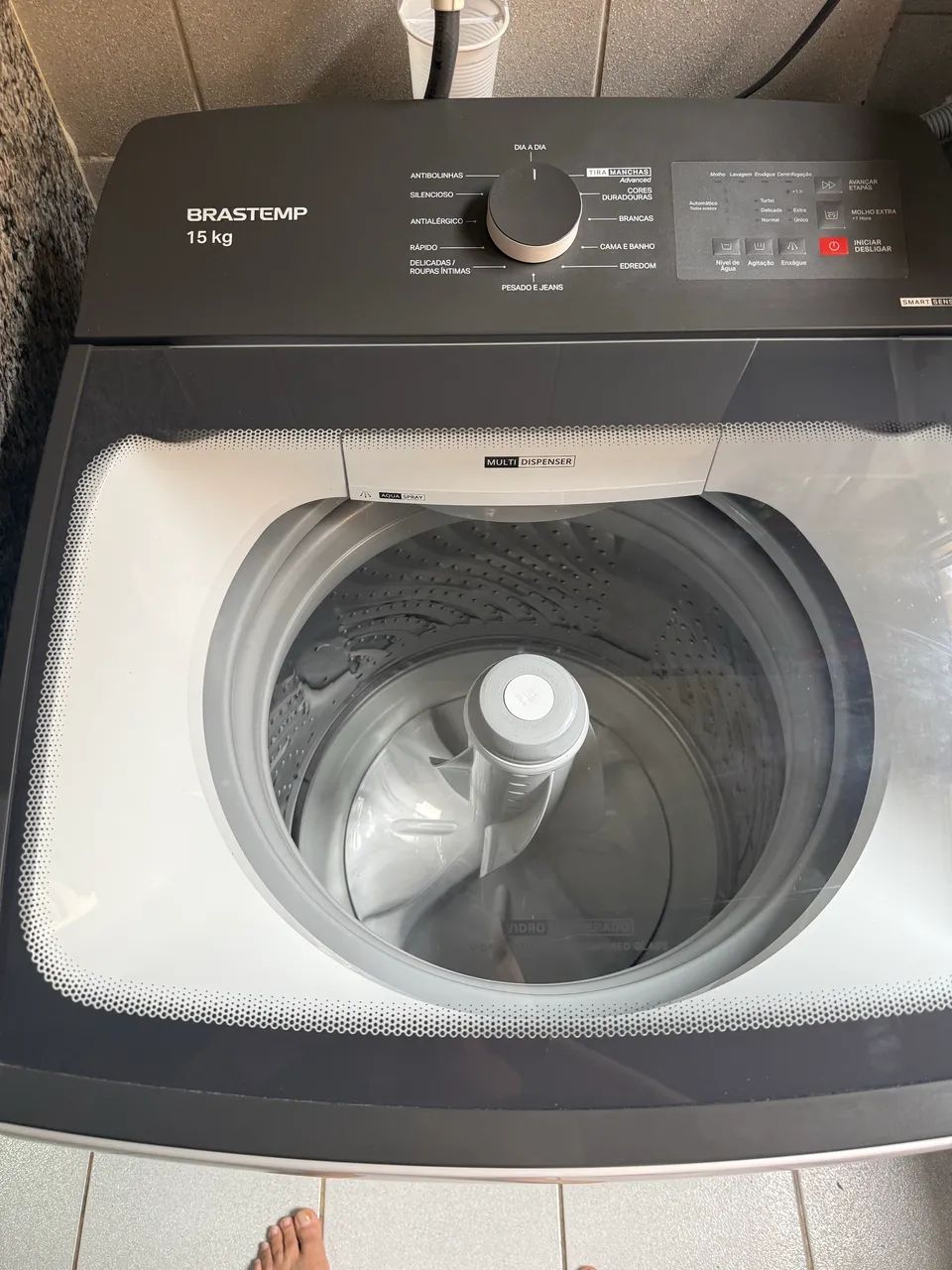 Máquina de lavar Brastemp 15 kg ótima  frete por conta da pessoa.  - Foto 4