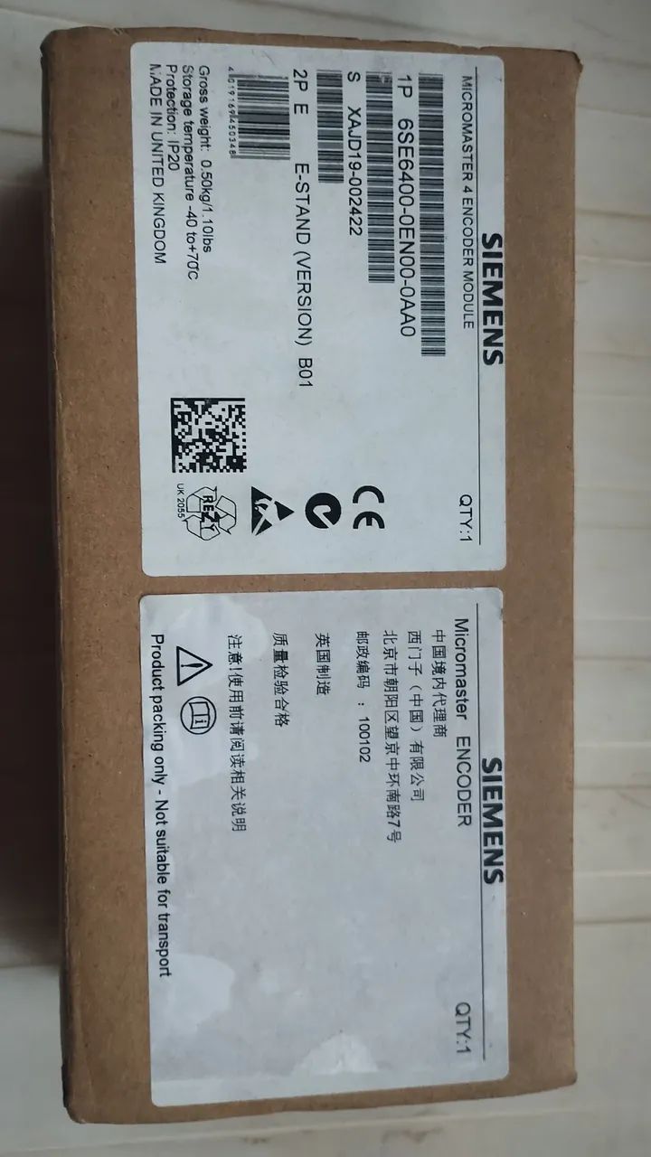 modulo micromaster 4 encoder 1p 6SE6400-0EN00-0AA0