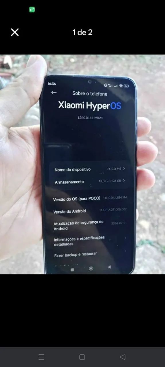 Vendo Poco M5 Black  - Foto 2