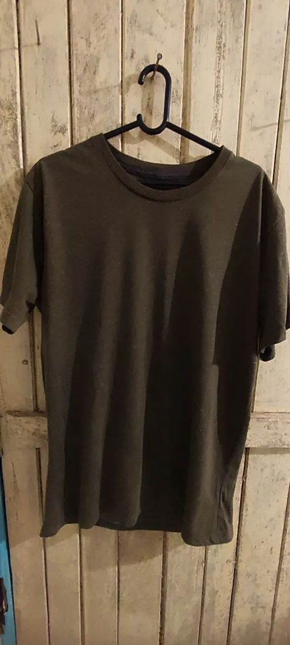 Camisas p algodão 2 peças 