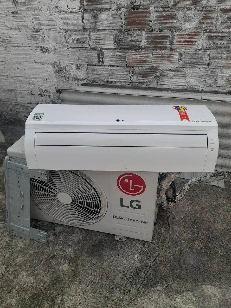 Ar-condicionado LG 9000BTUs DUAL Invert - Foto 2