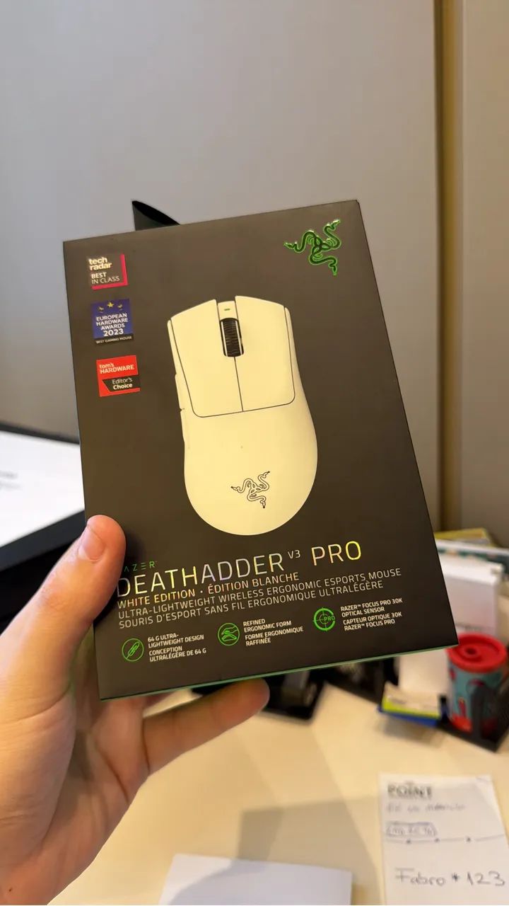 Mouse razer  Deathadder v3 pro original lacrado  - Foto 3