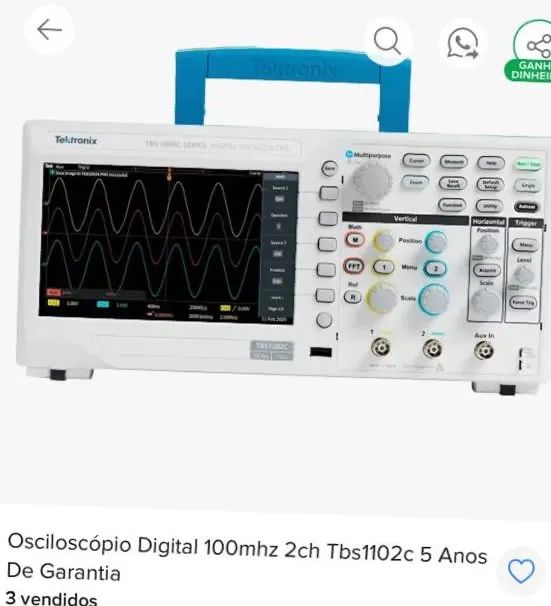 Osciloscópio digital - Foto 2