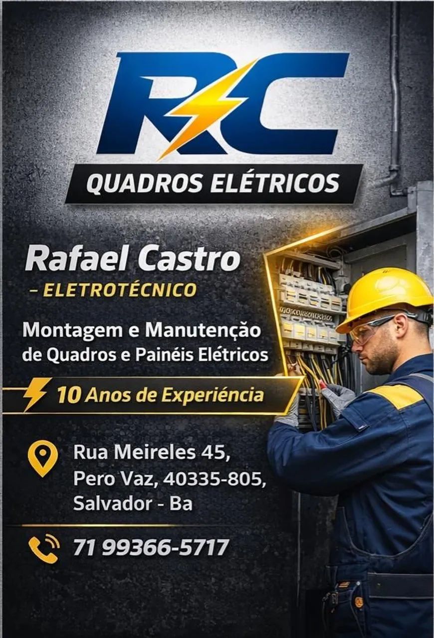 Montagem e manutenção de quadros elétricos 
