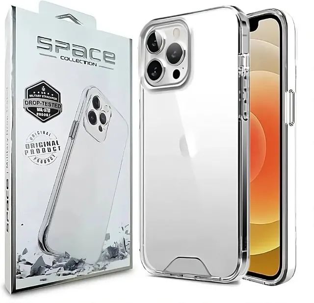 Capa Case Silicone Collection Clear Compatível Apple iPhone 12