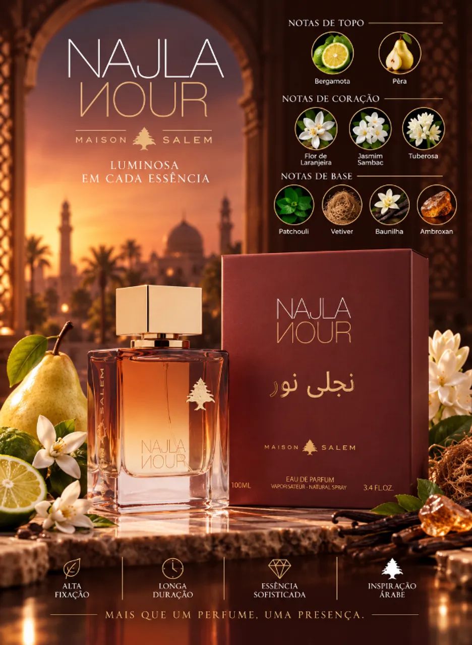 Maison Salem Najla Nour EDP 100ml - Foto 3