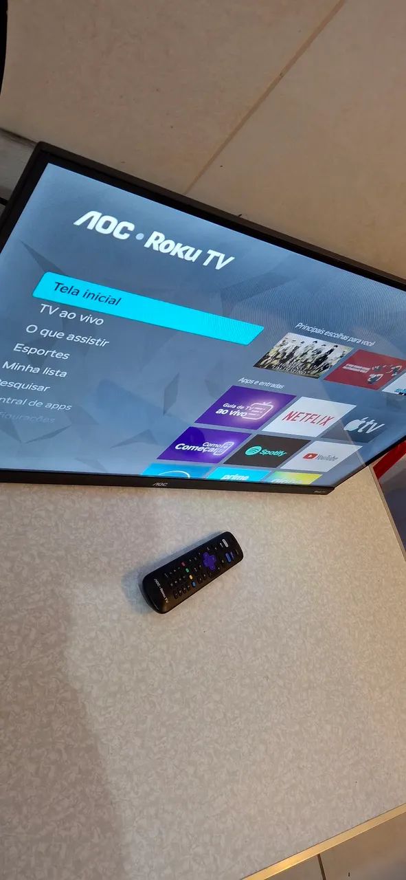AOC- Roku Tv 32 Polegadas  - Foto 3