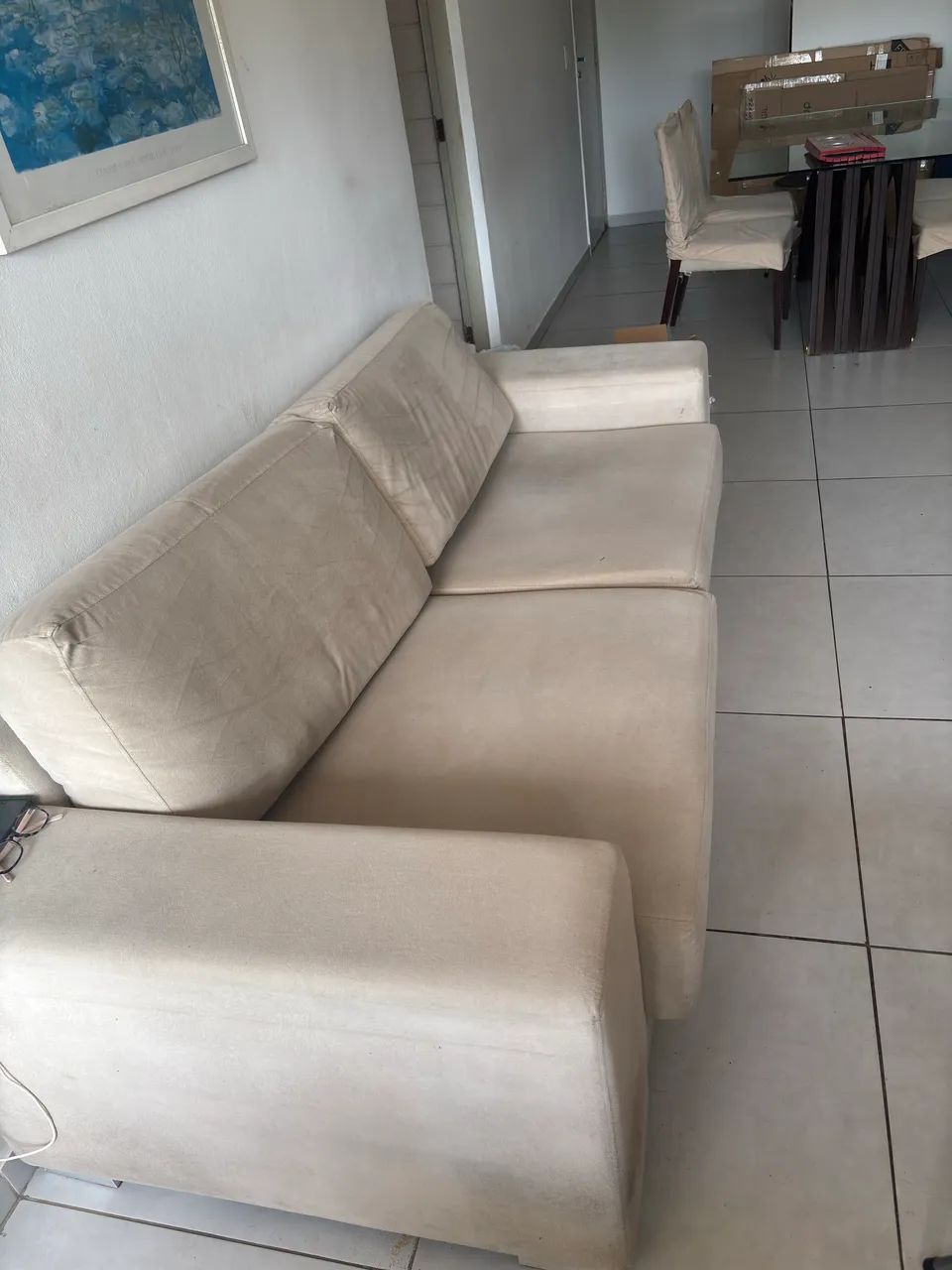 Sofá retrátil de 3 lugares - Foto 3