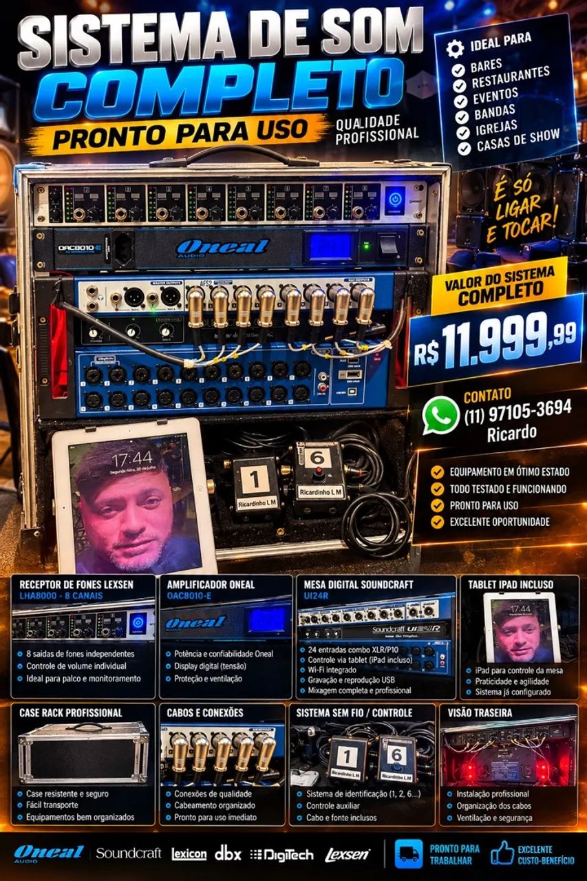 Mesa de som digital UI24r
