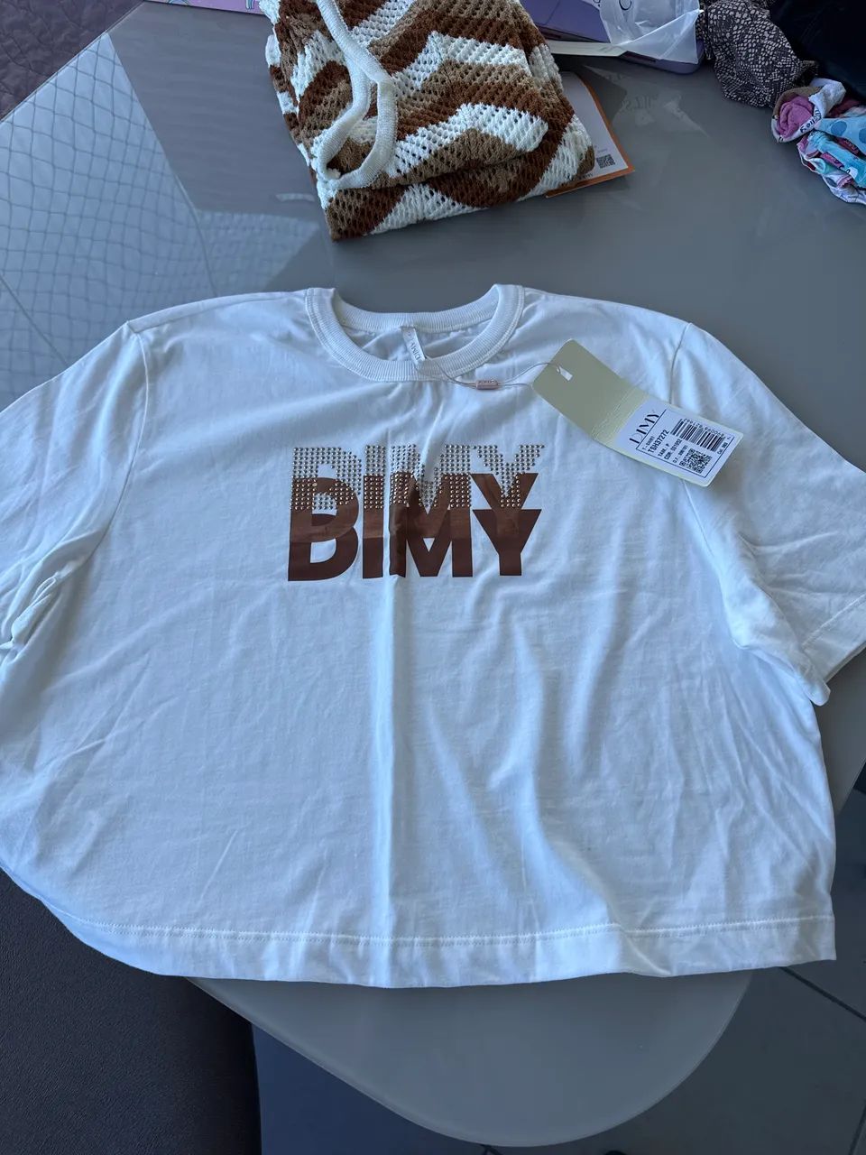 T Shirt Curta Dimy - Tamanho P