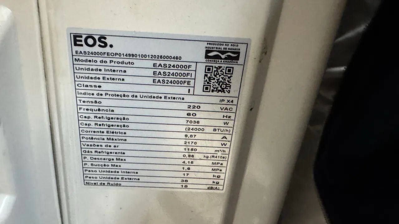 Ar-condicionado SPLIT 24000 btus (5 meses de uso) EOS - Foto 4