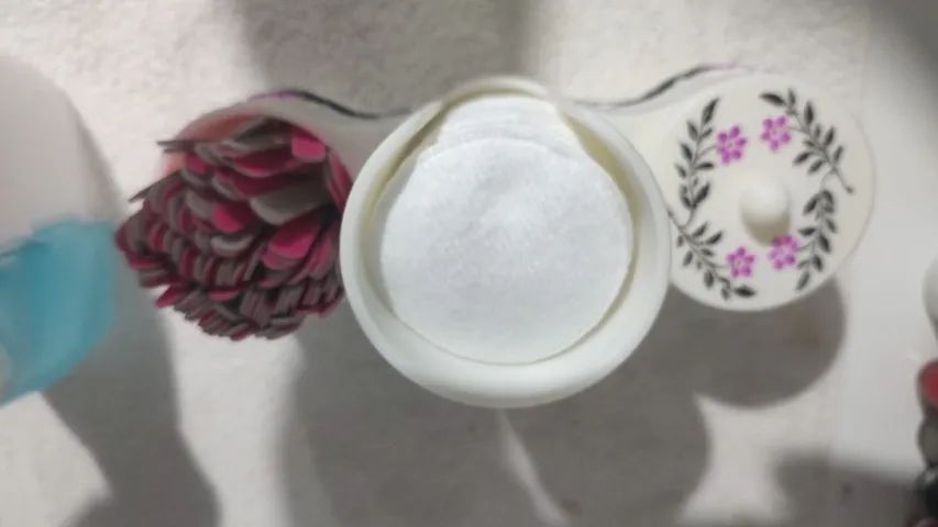 ESTOJO DE ALGODÃO COTONETES E LIXAS 3D PRA MANICURE VÁRIAS CORES E ENTREGA NO DIA SEGUINTE - Foto 3