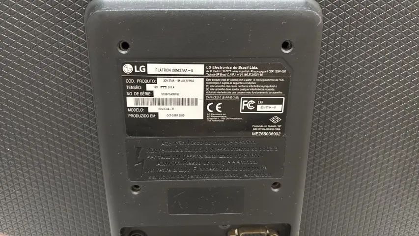 Monitor LG Flatron 20M37AA-B - Para Reparo / Peças - Foto 2