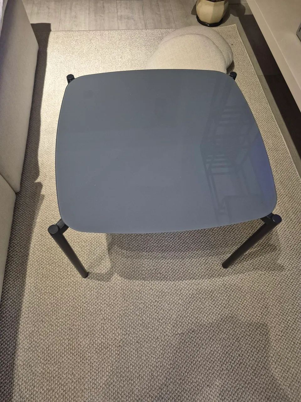 Mesa de Centro Vidro e Ferro - Foto 2