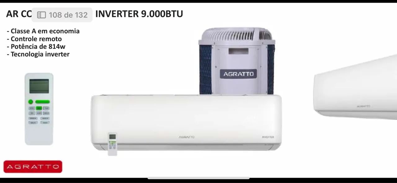 Ar Condicionado 9.000/12.000. - Foto 2