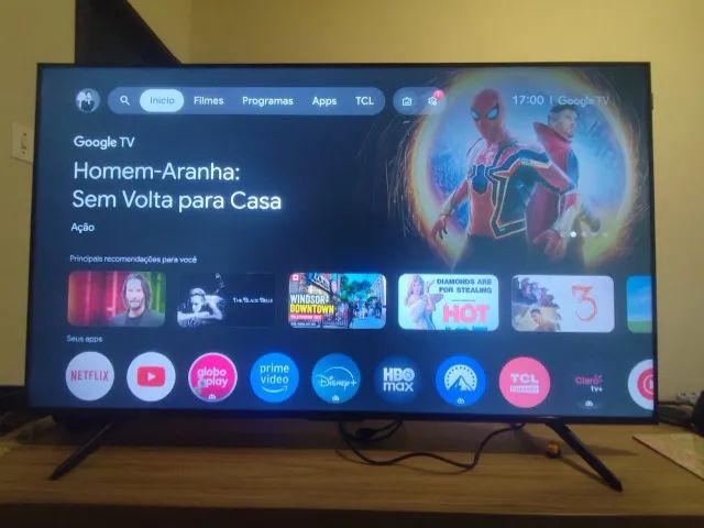 TV 55" TCL P7K - QLED 4K - Muito nova com caixa - Foto 4