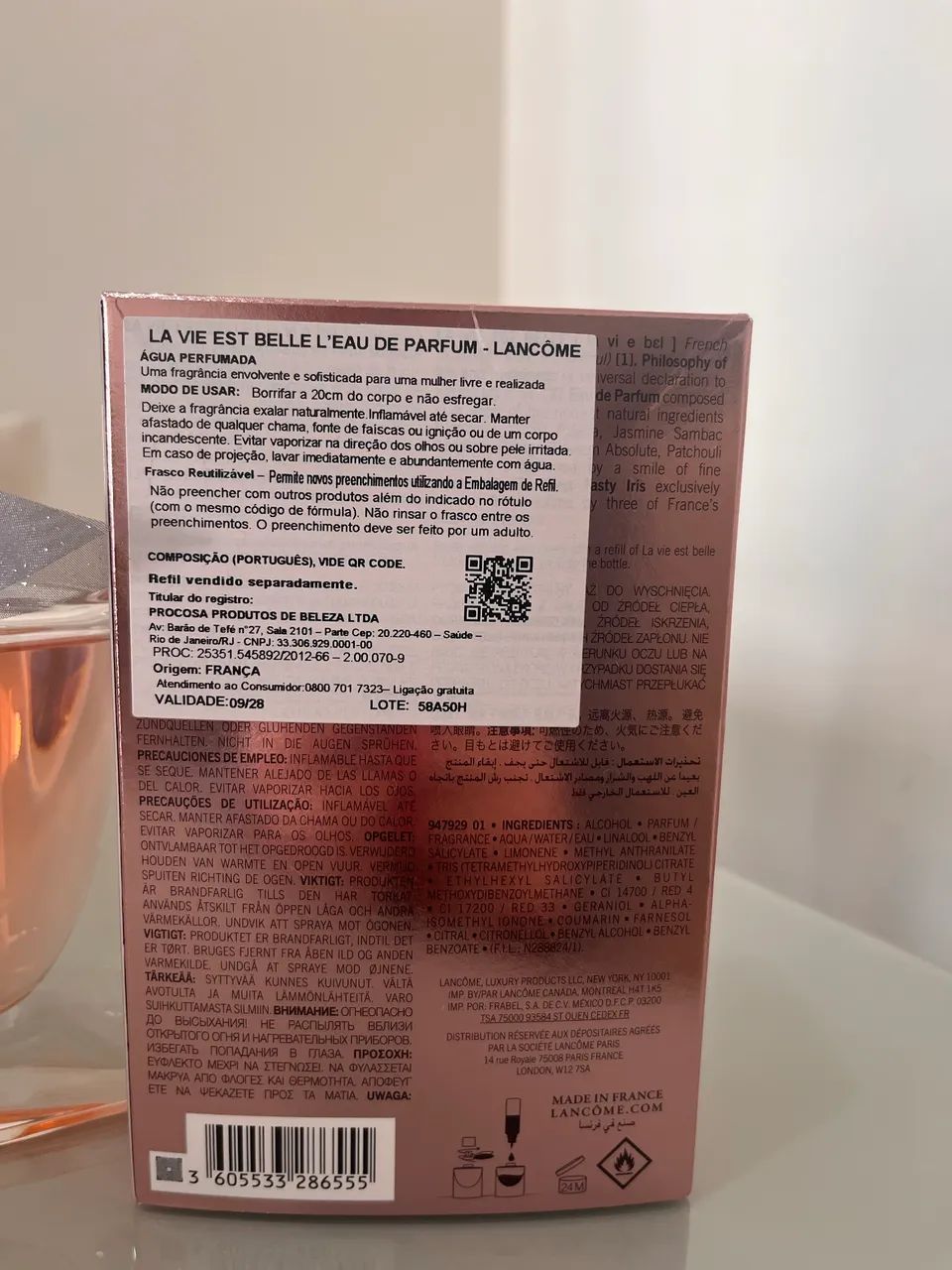 Perfume original La vie est belle da Lâncome aberto - Foto 3