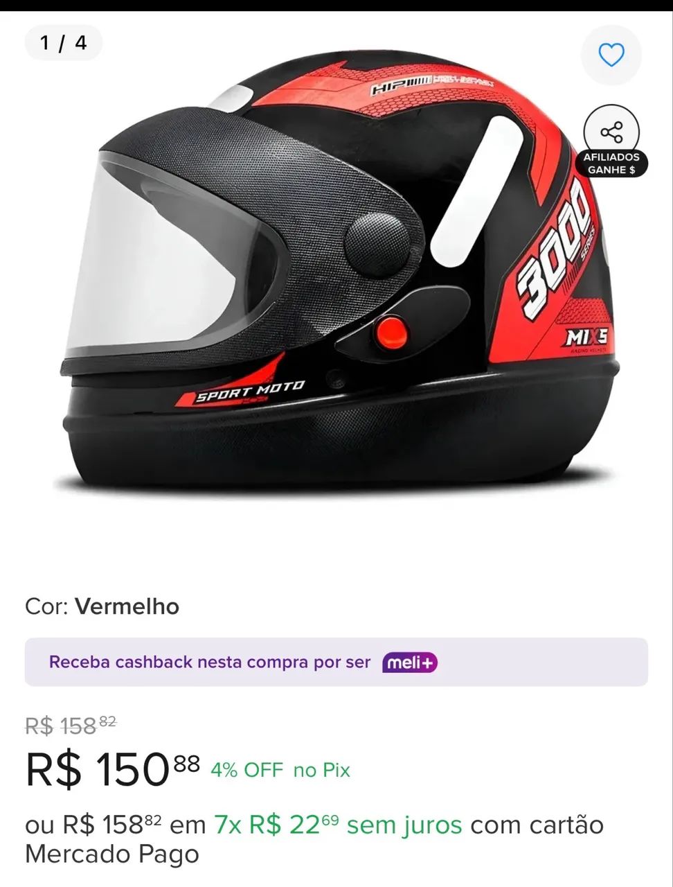 Capacete 3000series - Foto 3