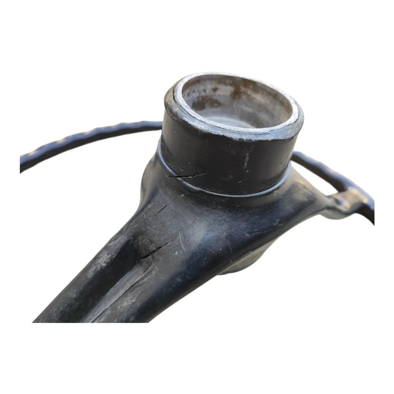 Volante Motorista Caminhão Original Mb 1113 Chavetado Preto - Foto 8