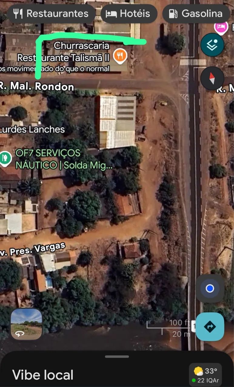 Terrenos perto da BR163