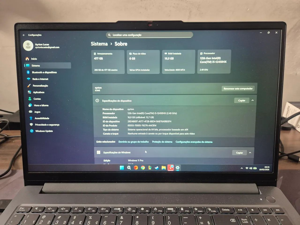Notebook lenovo loq essential - Foto 4