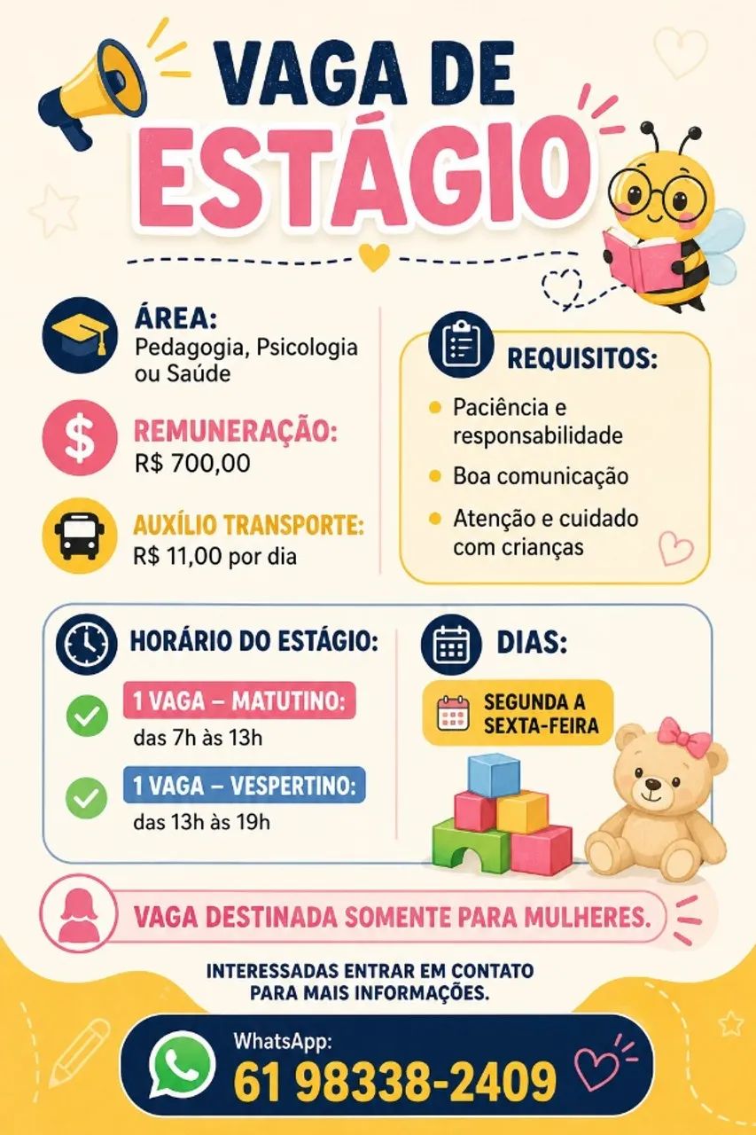 ESTAGIO - CRECHE E ESCOLA