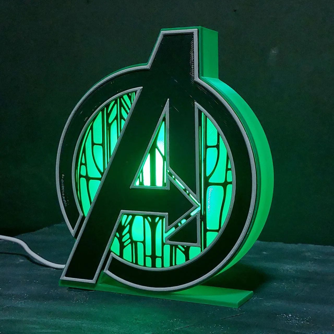 LUMINÁRIA 3D - AVENGERS DOOMSDAY - Foto 3