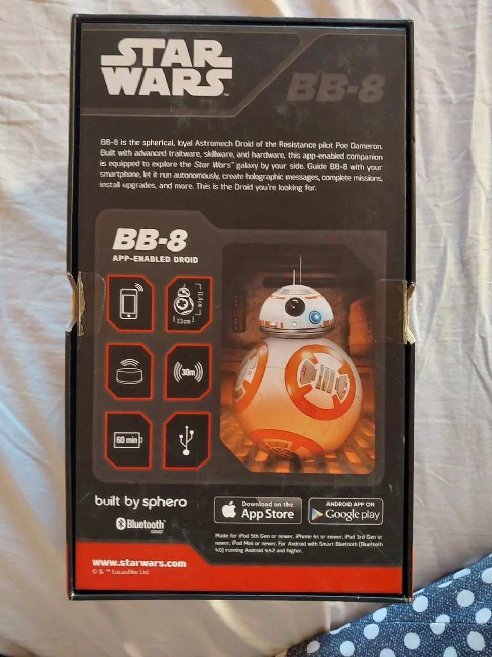 Robô BB-8 Sphero Star Wars Original Bluetooth com Caixa - Foto 2