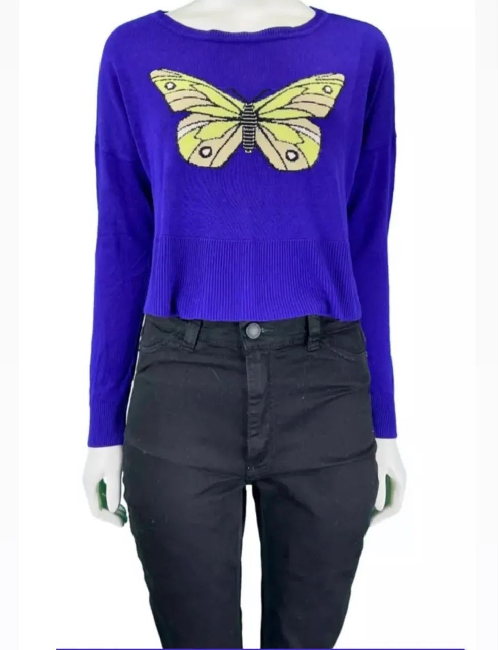 Tricô Animale roxo TAM P/M 