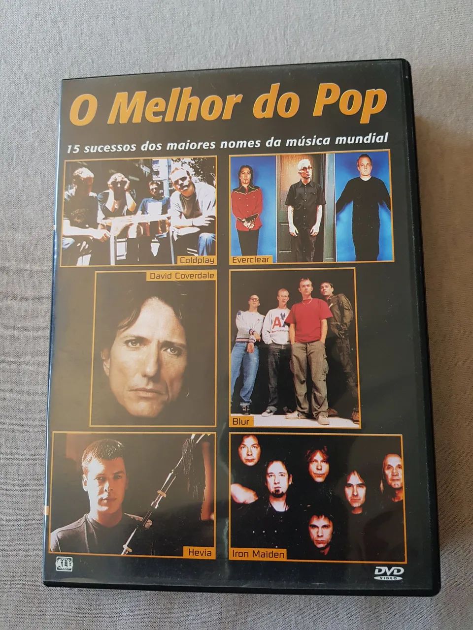 Dvd - O melhor do pop (show) Coldplay, Iron Maiden e outros 