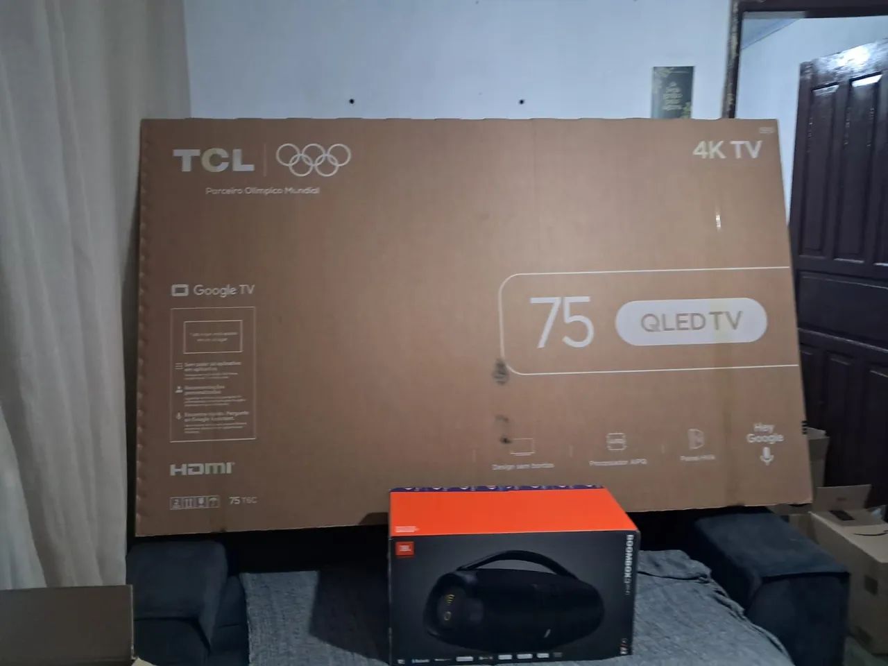 Tv TCL 75 polegadas nova nunca usada - Foto 2
