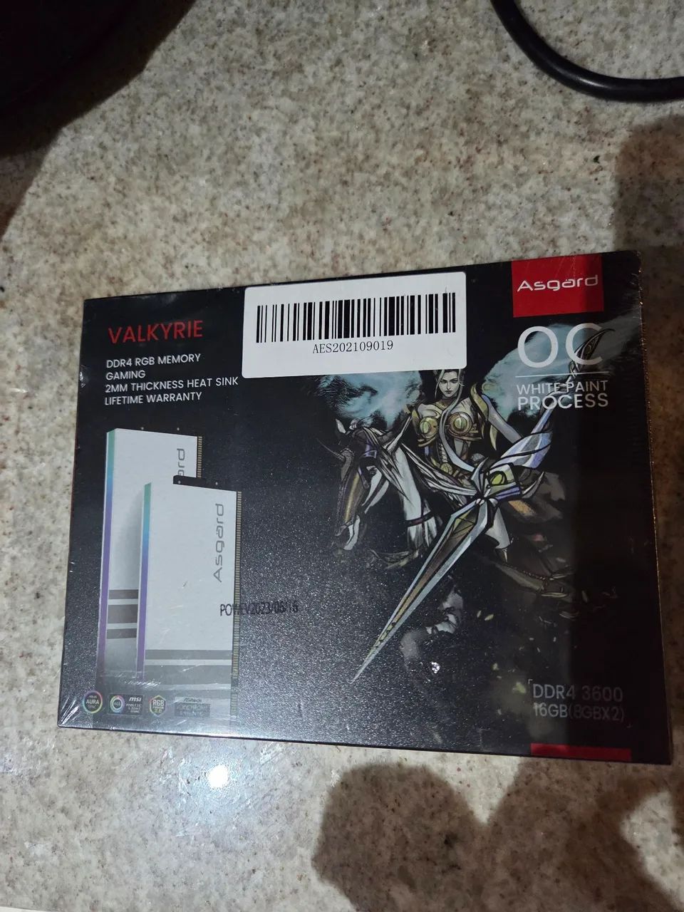 Lacrada] 16gb 3600mhz DDR4 (2x8gb) Asgard Valkyrie - Memória RAM