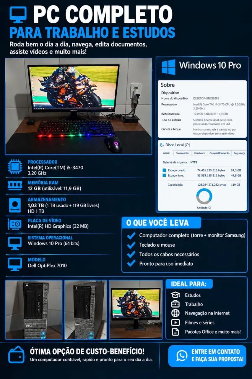 Vendo Computador Dell 