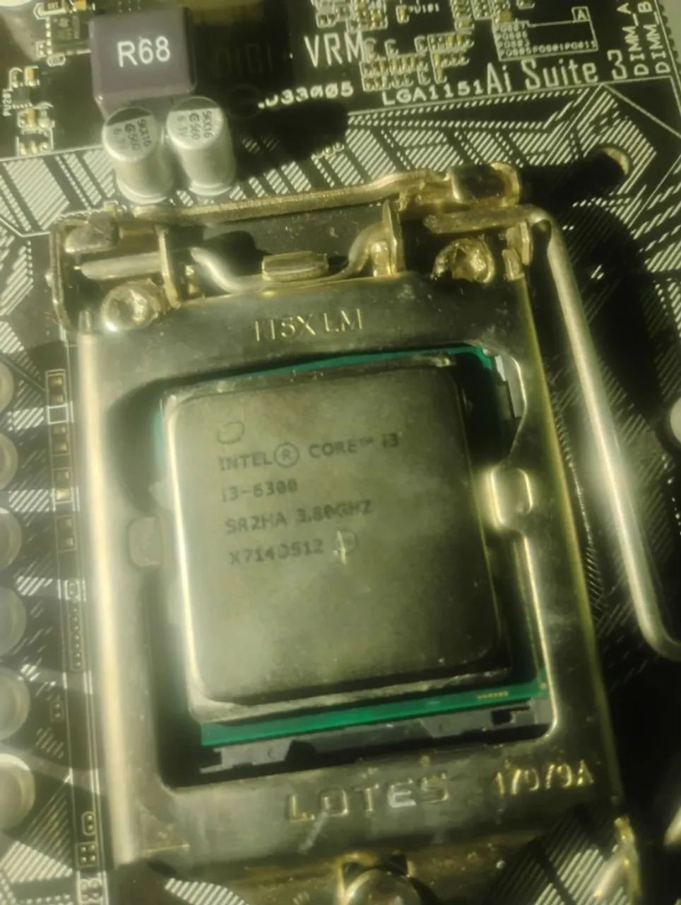  kit Asus h110 com processador I3 6300 3.80ghz - Foto 2