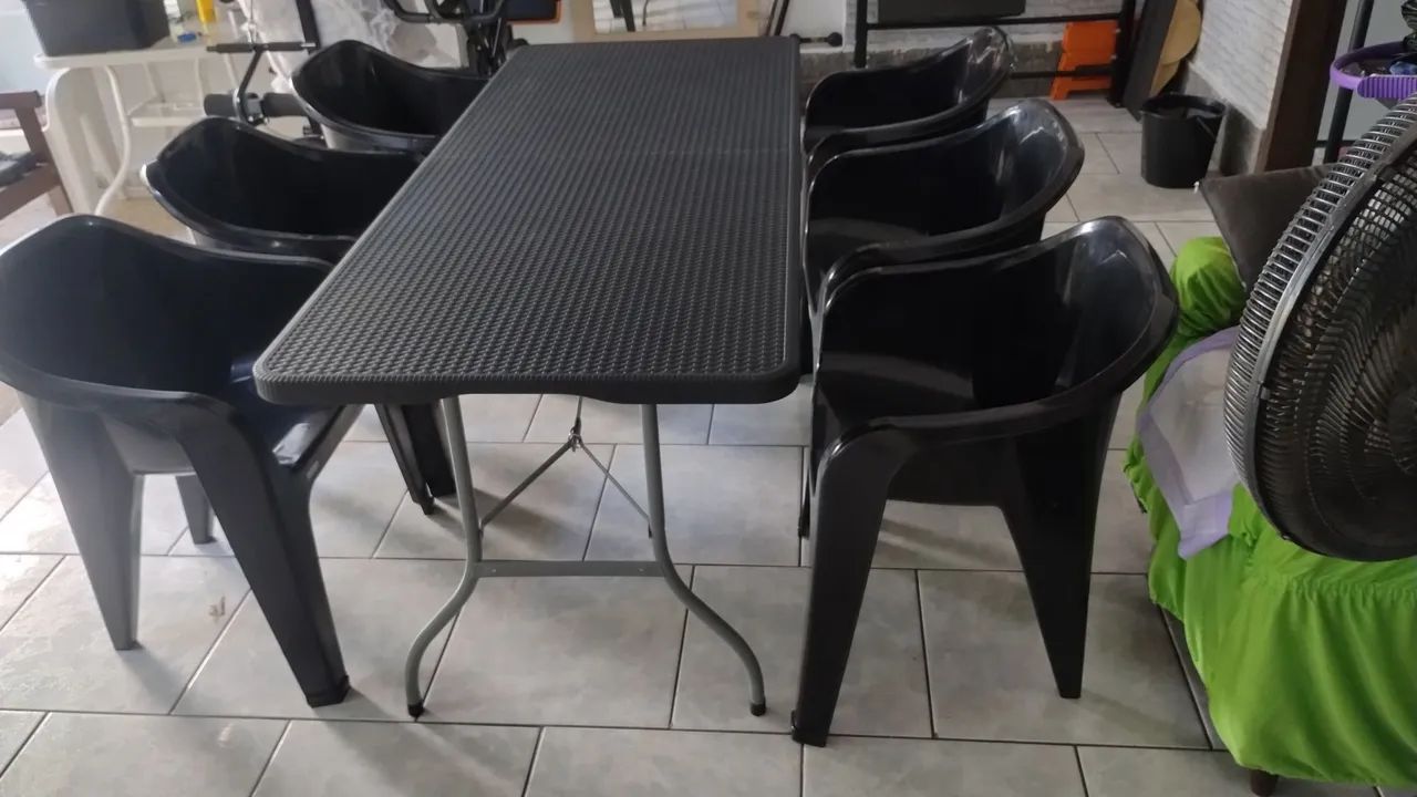 CONJ MESA DOBRAVEL RATAM + 6 POLTRONAS  - Foto 2